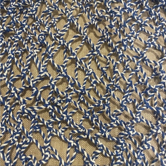 Rare Celine Net Blue Knit Fisher Bag. Bag by Phoebe Philo - Picture 11 of 15